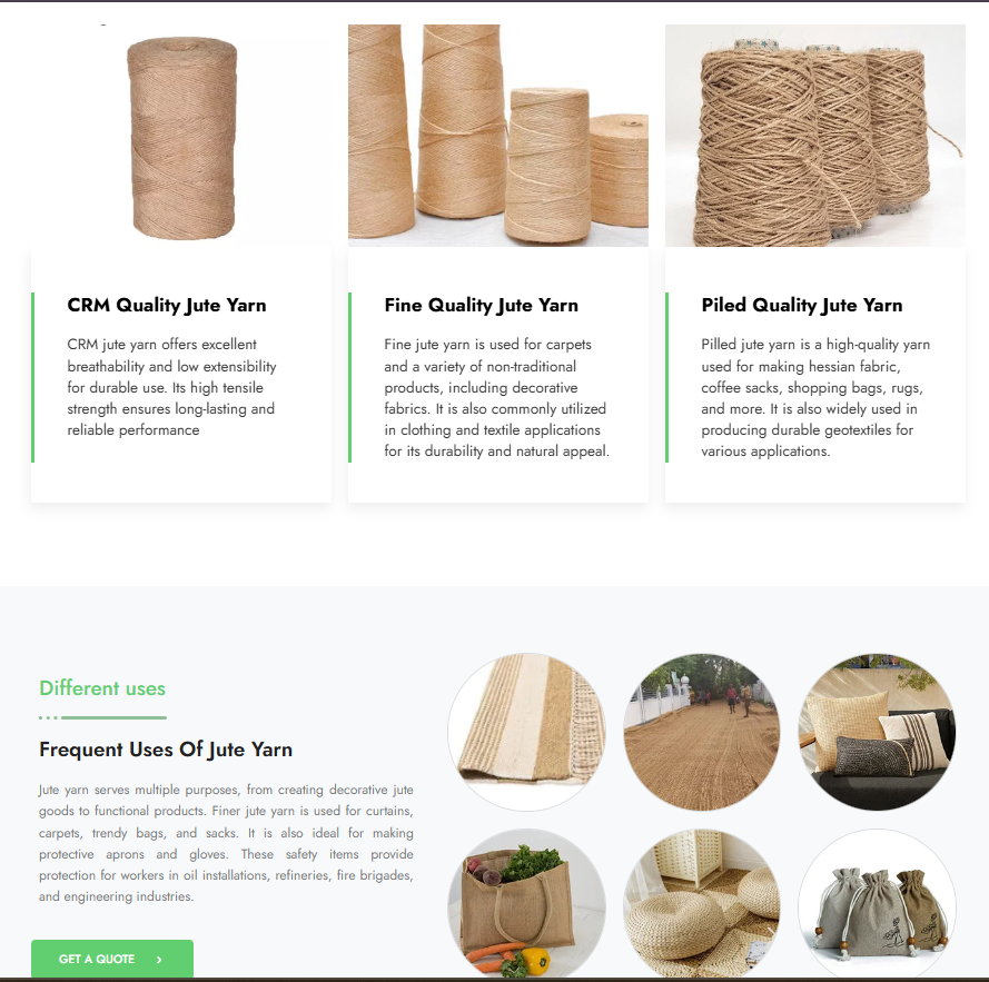 JuteCraftify – Sustainable Jute E-commerce Platform